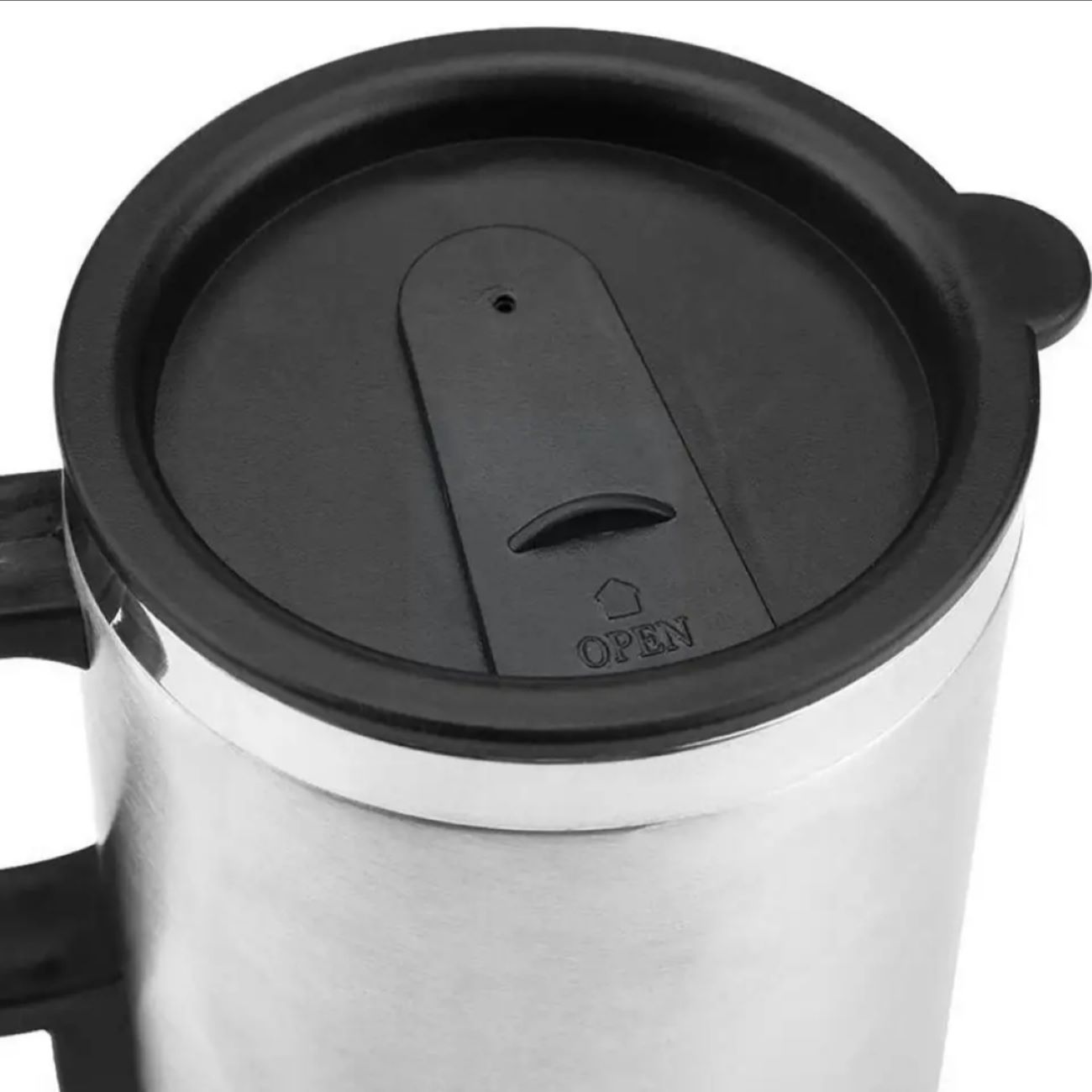 Mug de Voyage Modèle Allume-Cigare, Capacité 0,45 Litre - Idéal pour les Longs Trajets