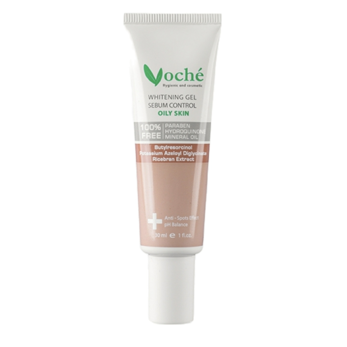 Voche Gel Sérum Éclaircissant Anti-Taches – Convient aux Peaux Grasses, 30 ml (Lot de 4)