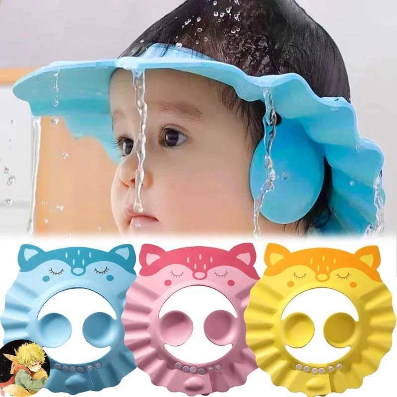 Chapeau de bain protecteur pour bébé – empêche l'eau d'atteindre les yeux et le visage