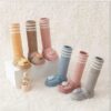 Baby Knee-High Sock Shoes – 100% Cotton