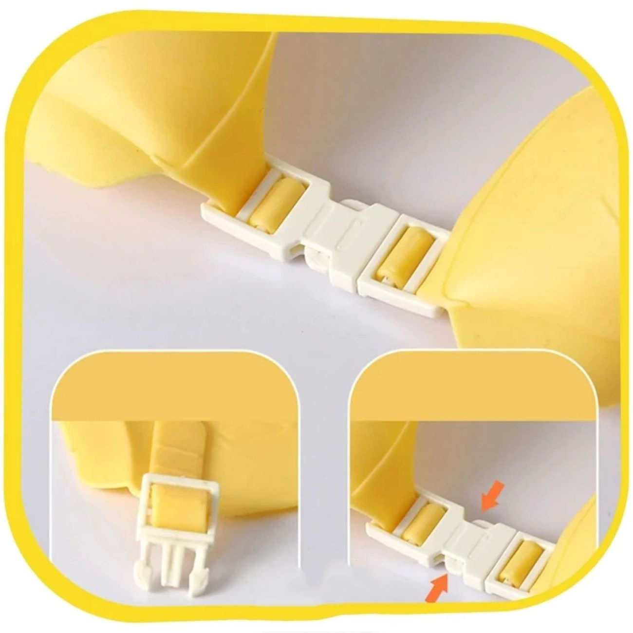 Bonnet de bain pour bébé avec design couronne mignonne – En silicone