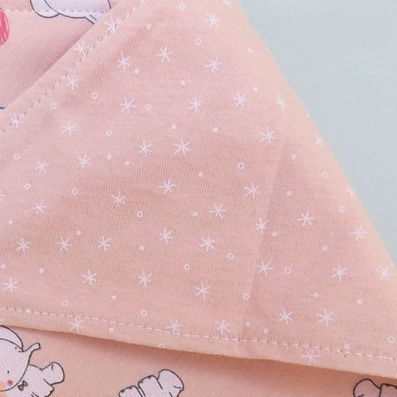 Bavoir bandana pour bébé et tout-petit avec motif éléphant en coton