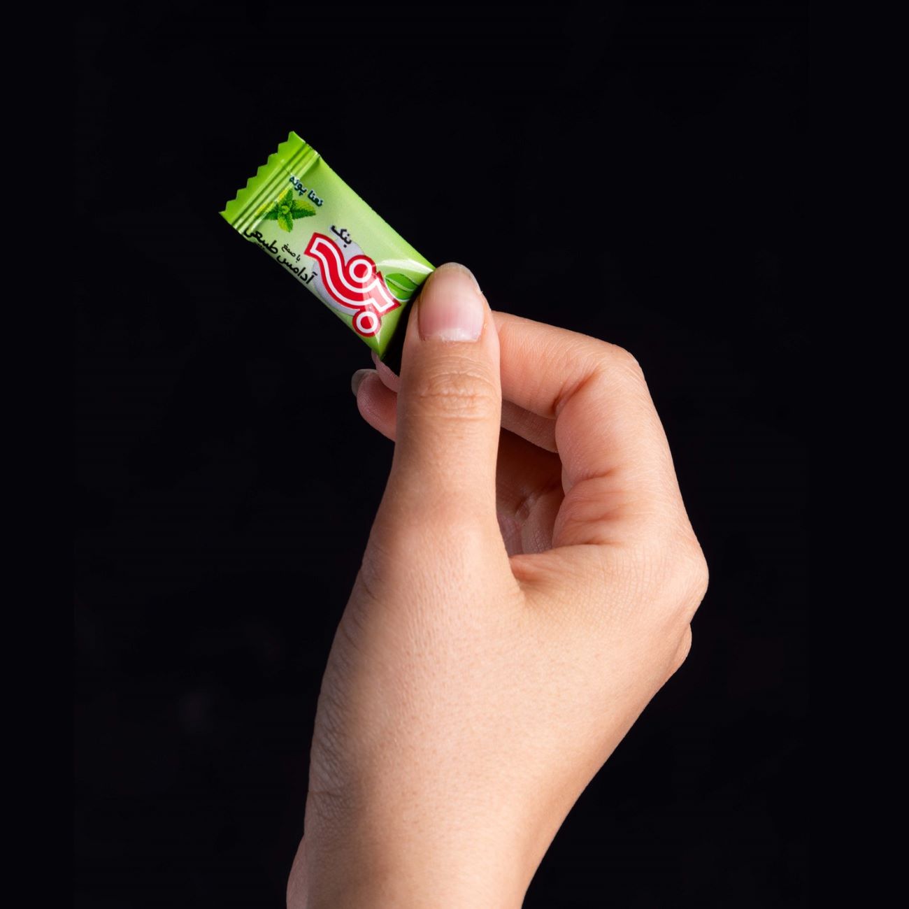 Gomme naturelle Ban – Saveur menthe verte (lot de 100)