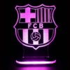 Veilleuse avec logo de l'équipe de Barcelone