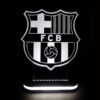 Veilleuse avec logo de l'équipe de Barcelone