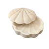 Concrete Seashell-Design Jewelry Box With Lid for Rings