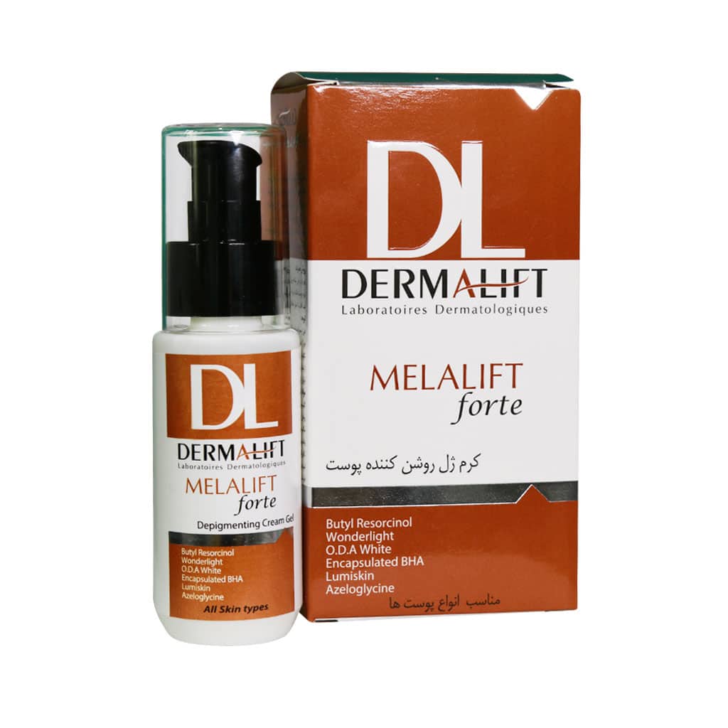 Dermalift Fort Gel Éclaircissant pour la Peau – Convient pour Atténuer les Taches Sombres et l’Hyperpigmentation, 50 ml