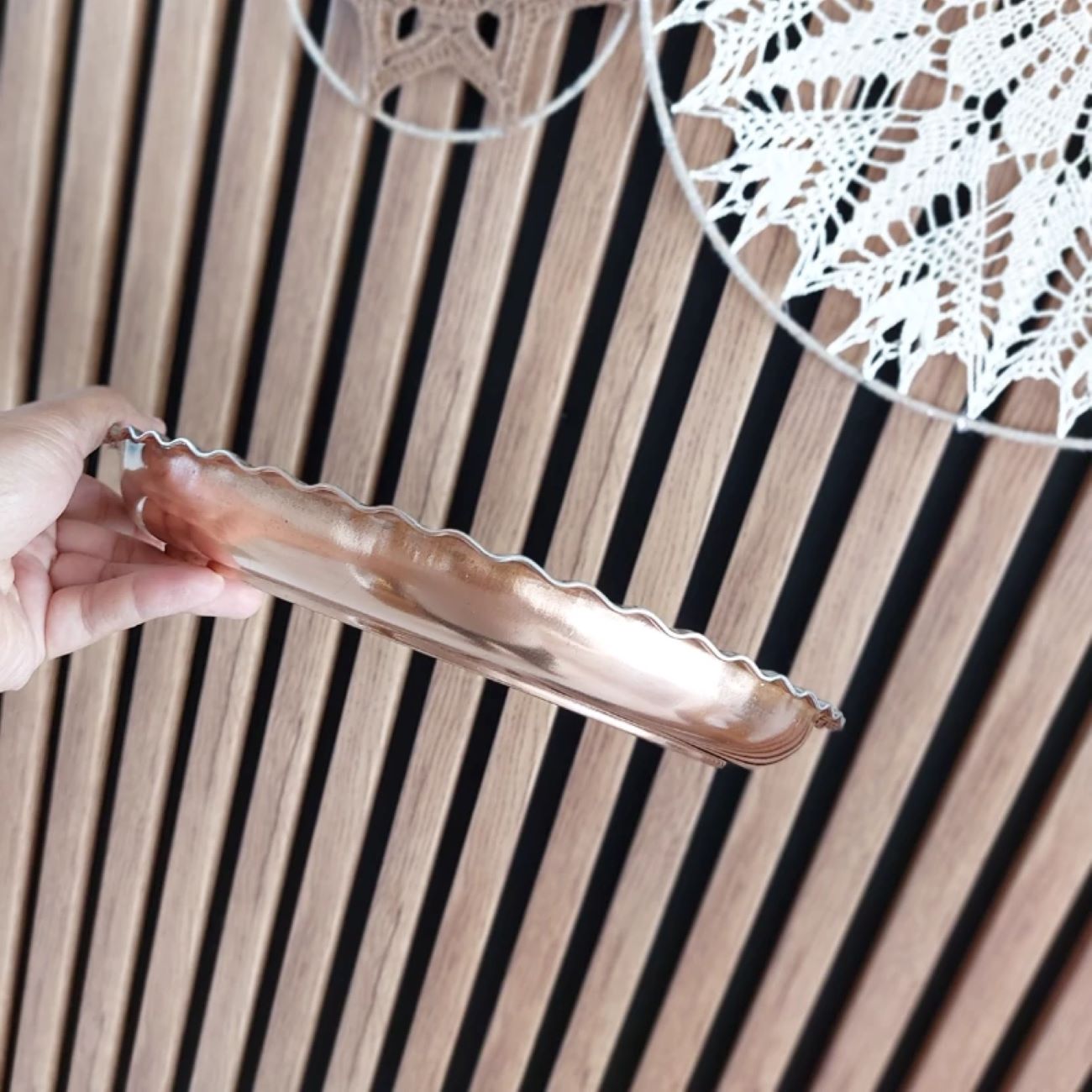 Assiette de dîner en cuivre fait main – Assiette persane traditionnelle pour un service élégant