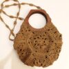 Handmade Raffia Crochet Tote Bag – Lightweight
