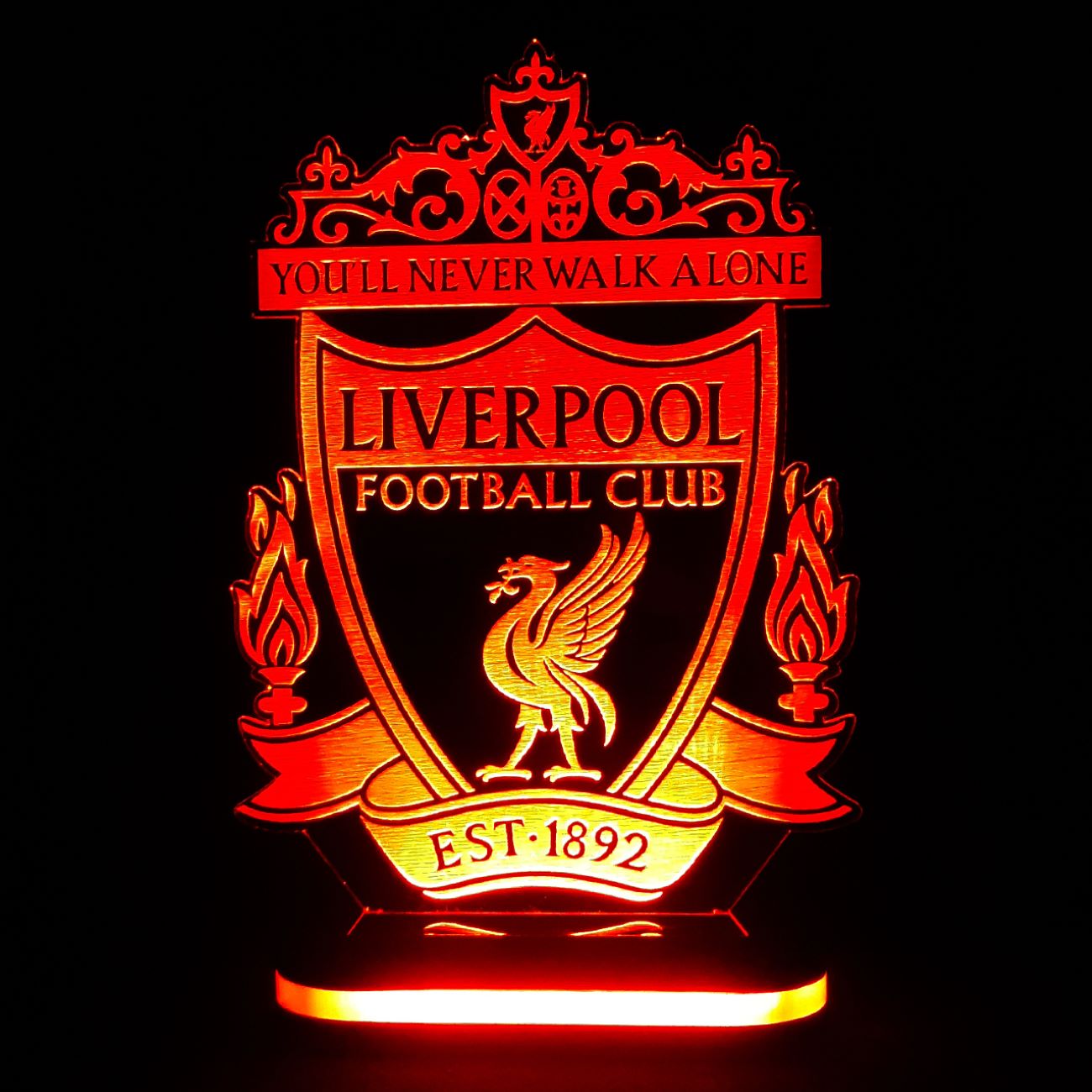 Veilleuse avec logo de l’équipe de Liverpool