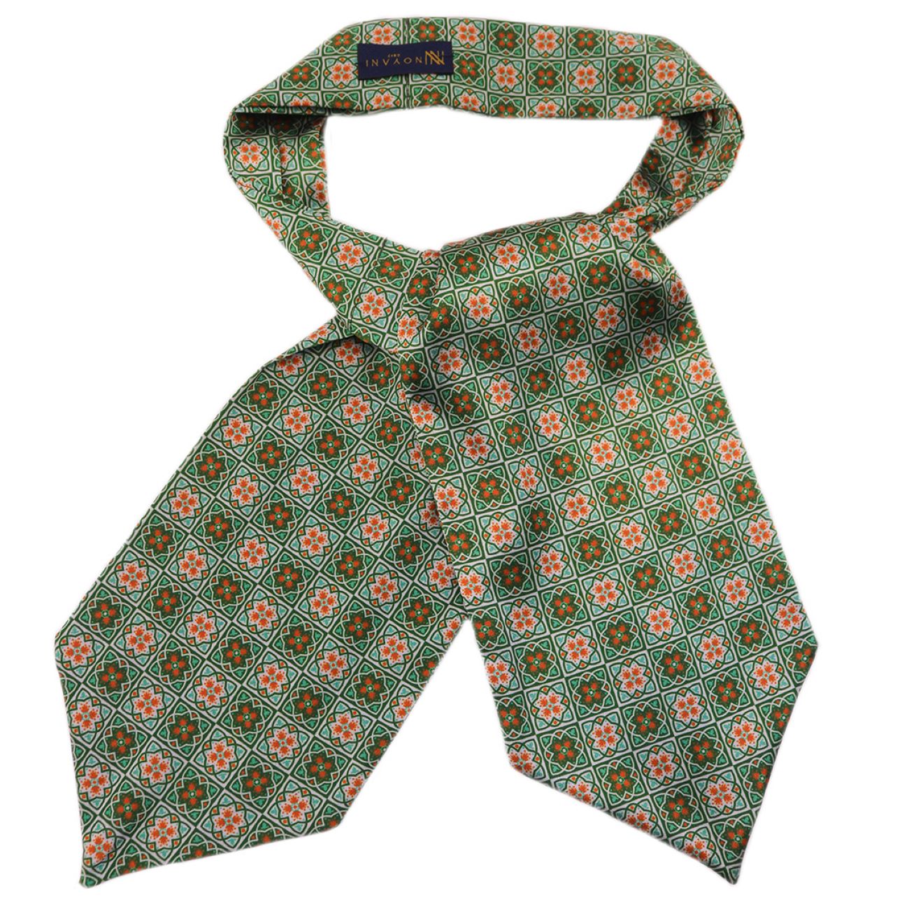 Foulard à carreaux vintage pour homme | Cravate Ascot à motif classique pour un style élégant