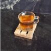Sous-verre en bois naturel de palette – Protège la table (lot de 6)