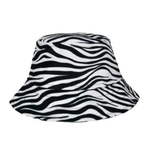 Chapeau Bob de Voyage Zèbre Pliable – Adapté au Temps Chaud et Protection Solaire