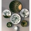Pottery Wall Plates with Sun