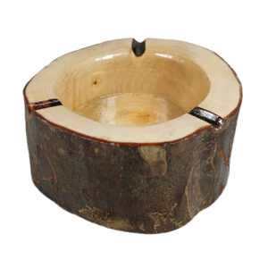 Cendrier Premium en Bûche pour Cigares – Parfait pour Salles de Fumeurs et Bars