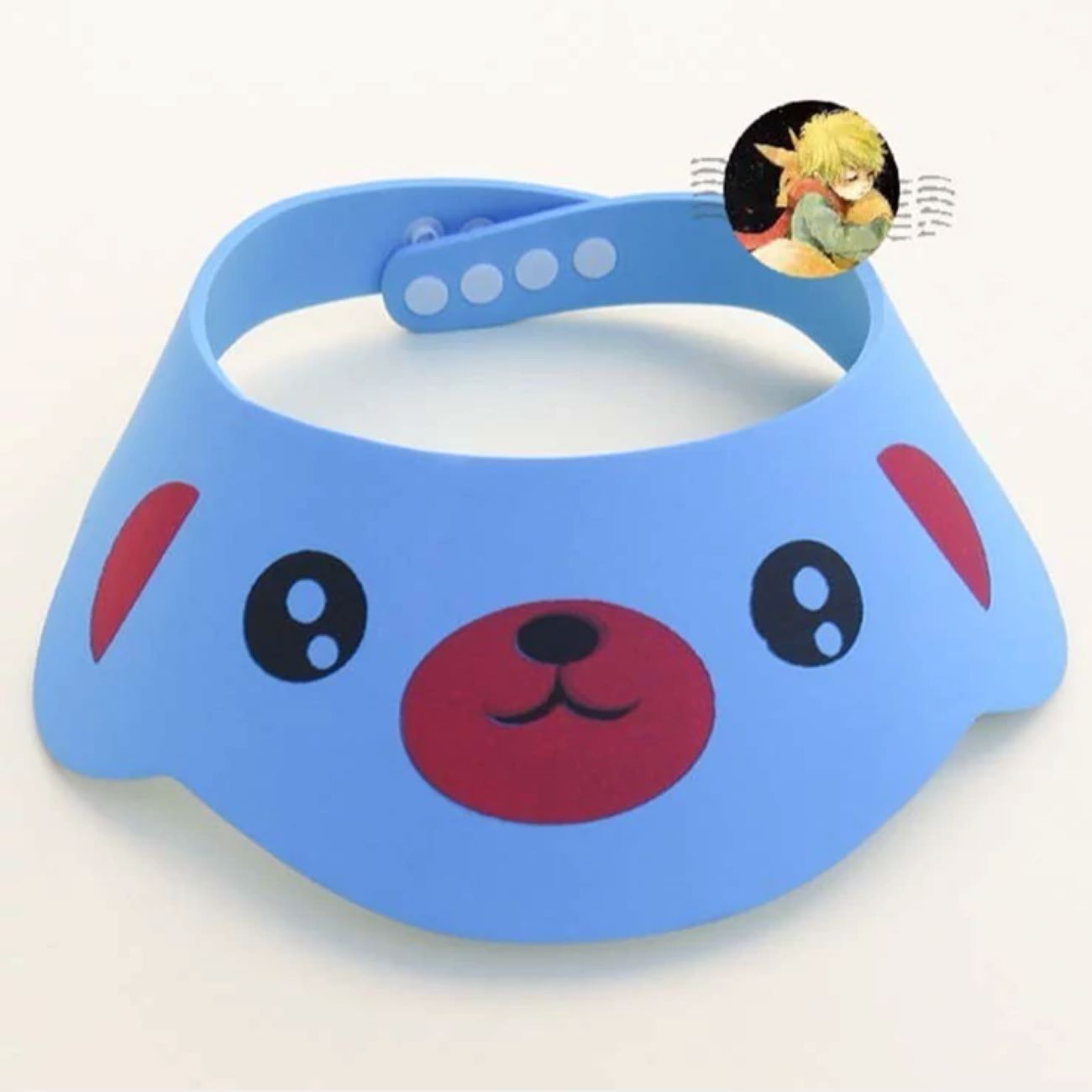 Bouclier protecteur de bain pour bébé sans larmes — Bonnet de douche en silicone doux ajustable