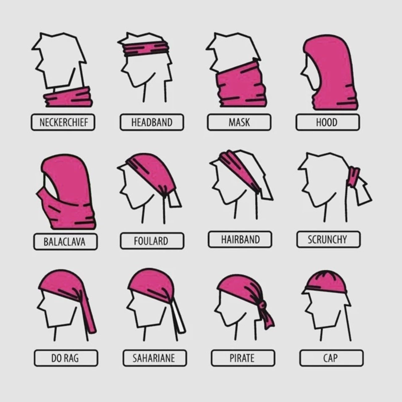 Écharpe Tubulaire pour Motards – Coupe-Vent et Anti-Poussière