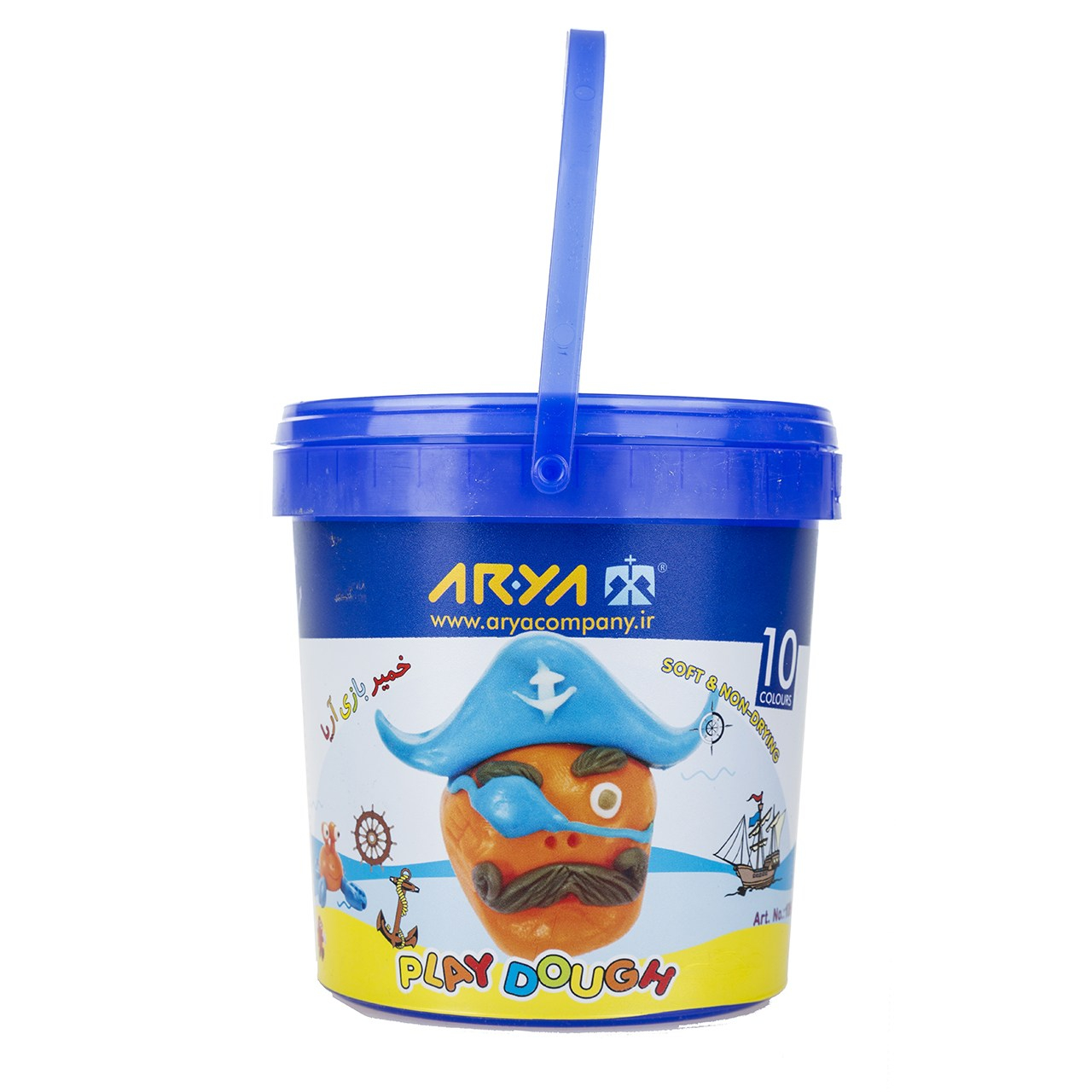 Kit de pâte à modeler 10 couleurs – Modèle Aria 1065, adapté aux enfants