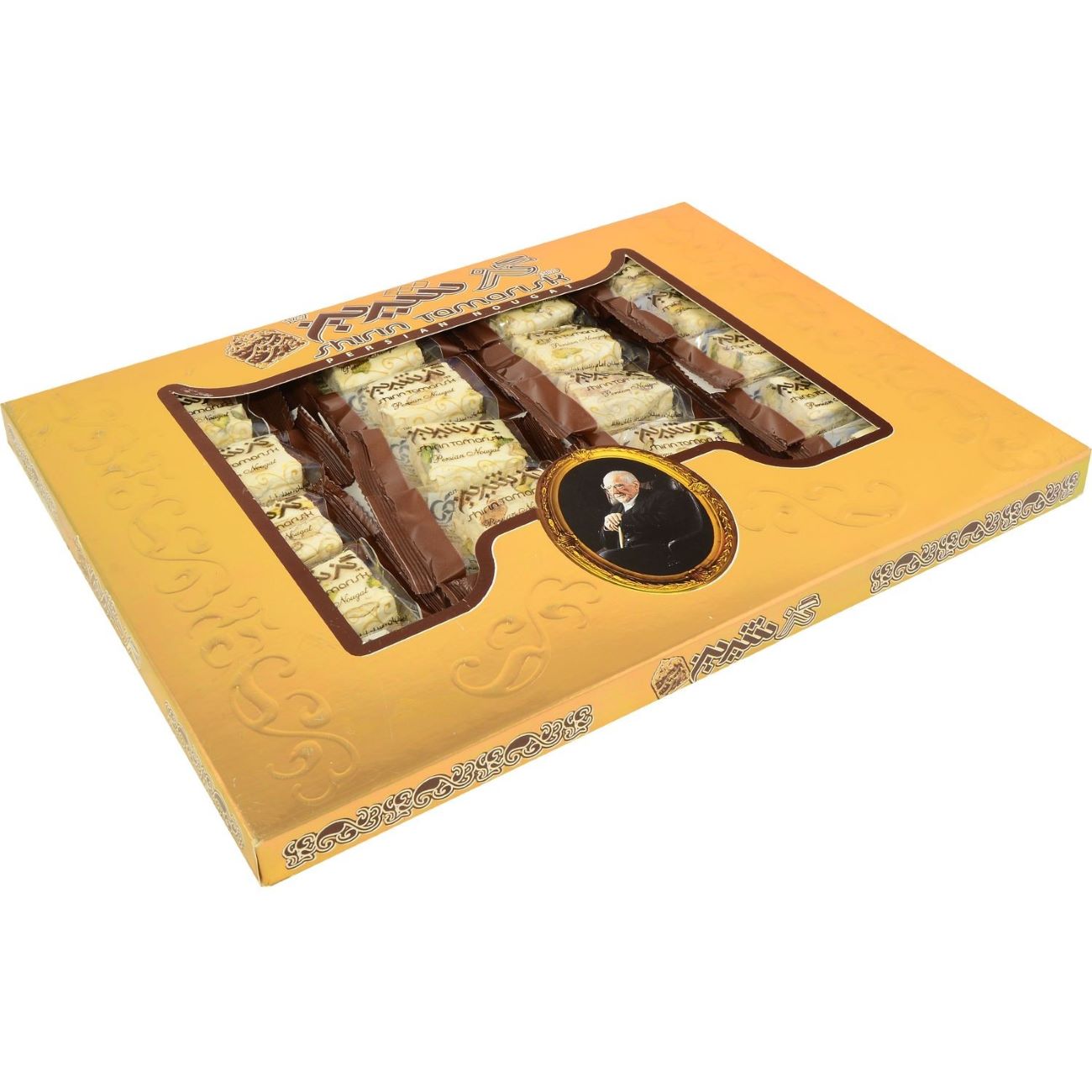 Shirin Gaz 28 % nougat persan aux pistaches & amandes – 200 g (4x)