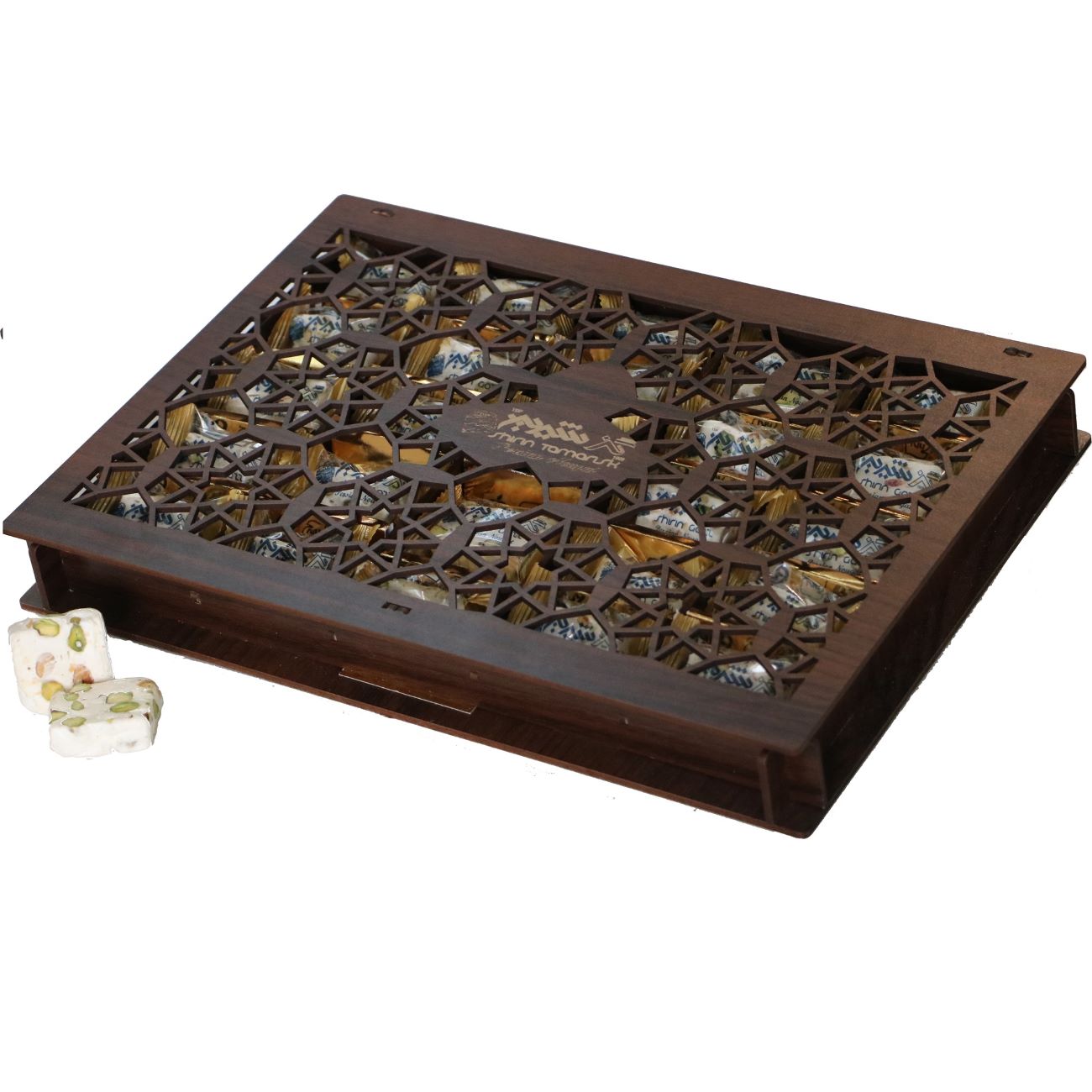 Nougat Shirin Gaz – 35 % pistache – 250 g (lot de 4)