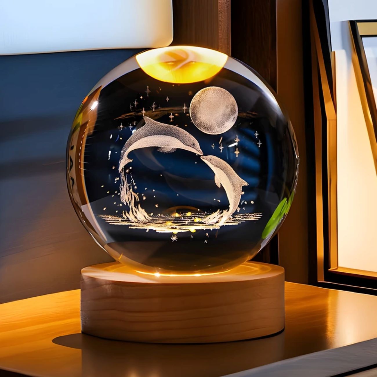 Lampe de table en bois traditionnelle avec abat-jour inspiré de la Perse Kabiri