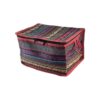 Boîte authentique en tissu Jajim pour rangement