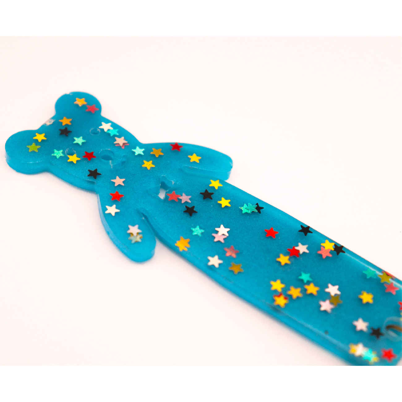 Marque-pages en résine motif ours – Accessoire unique fait main, cadeau pour lecteurs et étudiants