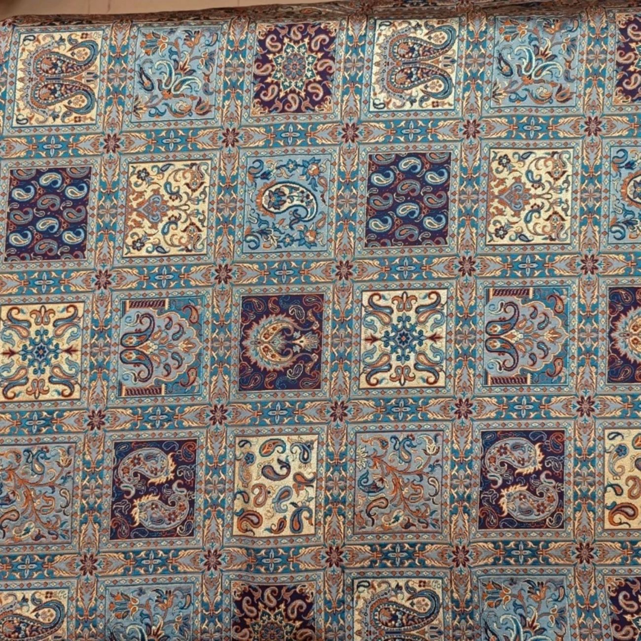 Panneau Termeh de qualité supérieure – Motifs complexes paisley et floraux