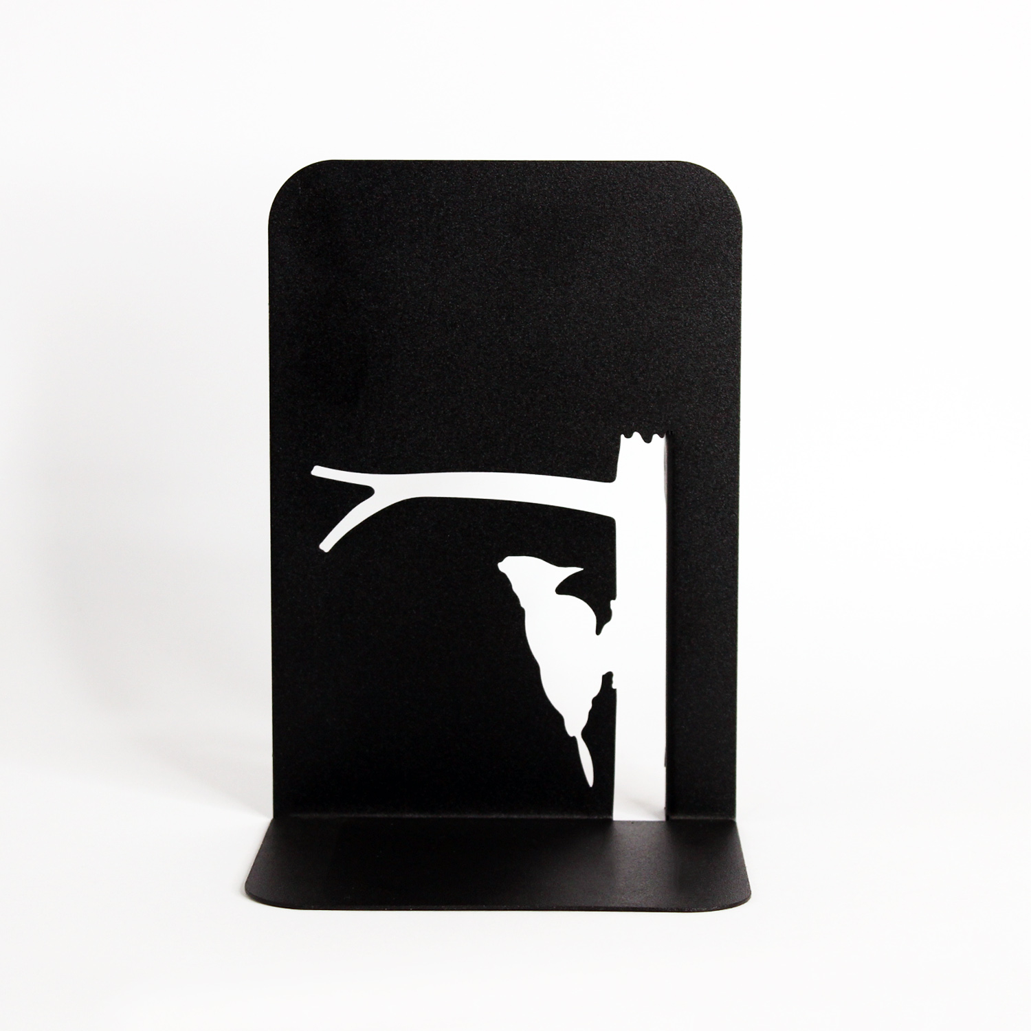 Serre-livres pic noir – adapté pour étagères de maison et bureau