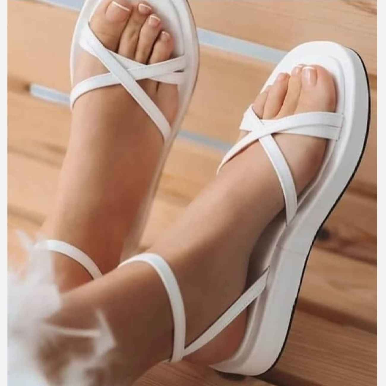 Sandale gladiateur respirante à lacets – Confort pour toute la journée