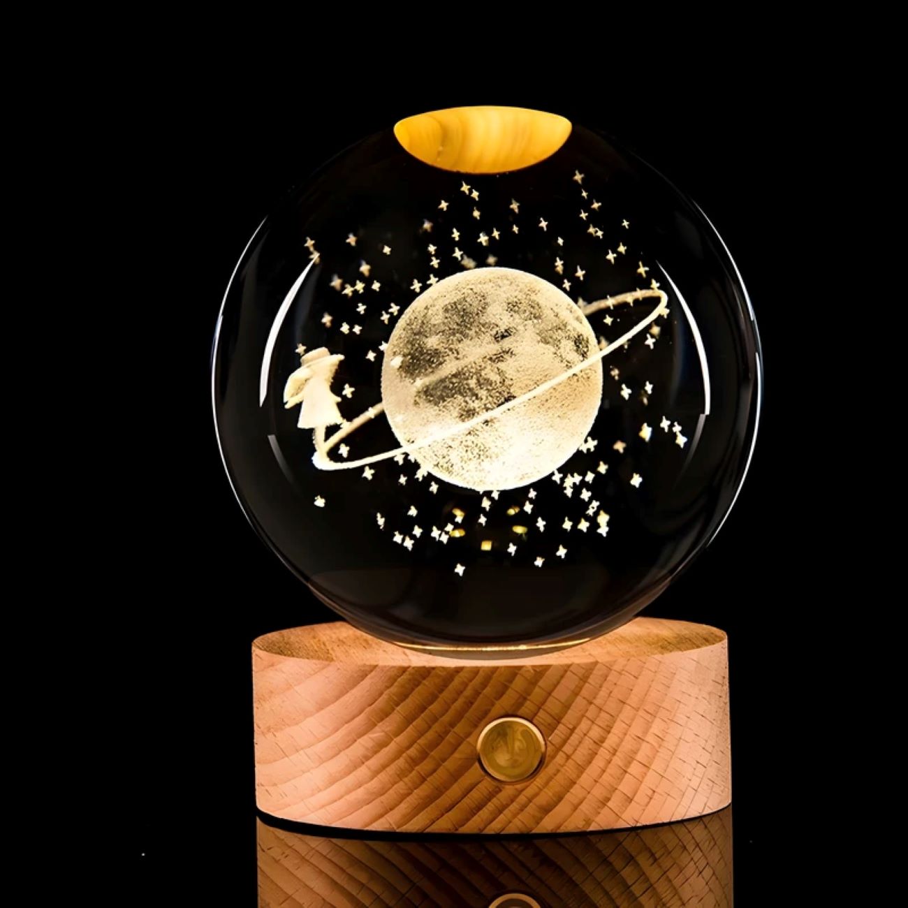 Lampe de sel persane Glow – fait main avec calligraphie poème de Khayyam