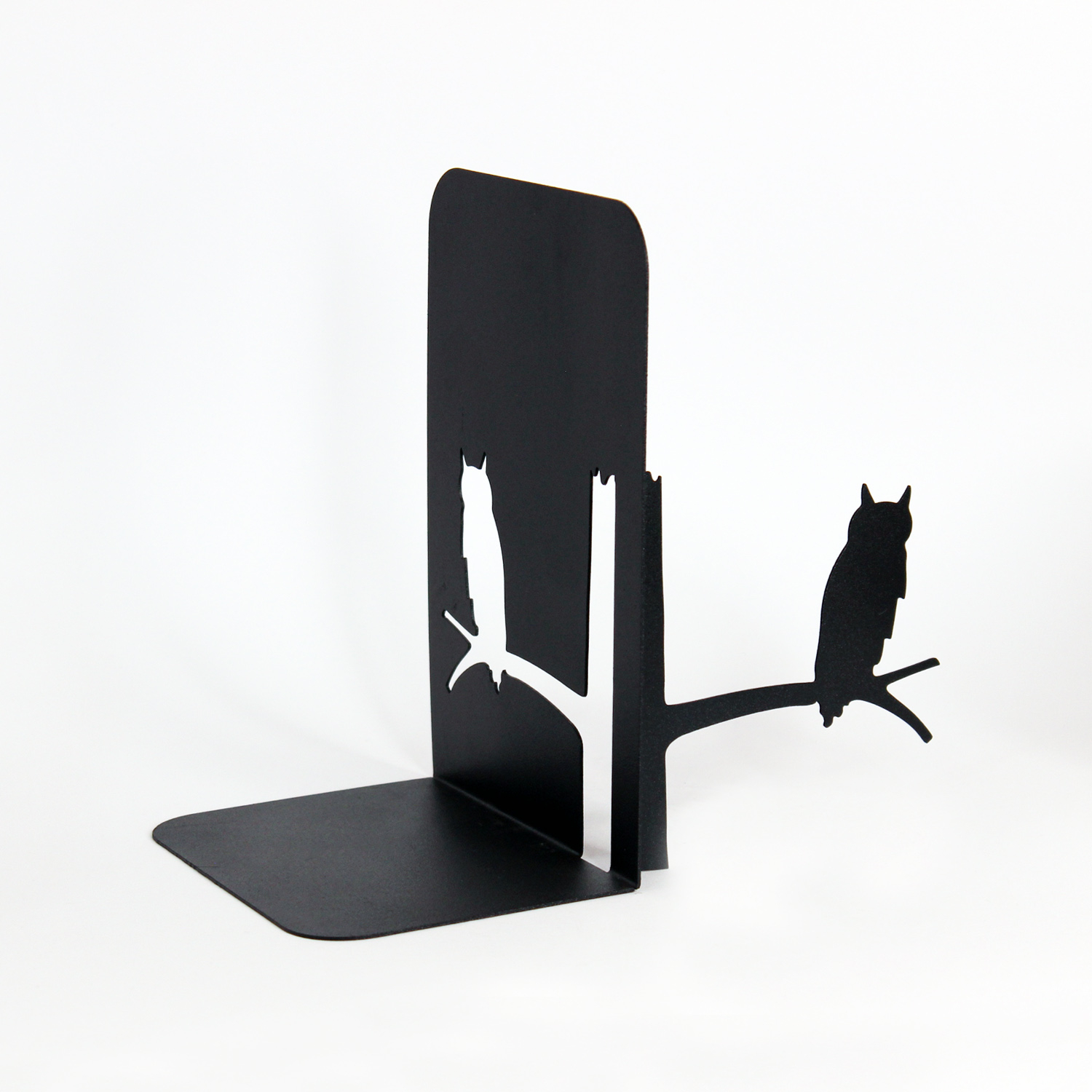 Serre-livres décoratif en métal hibou – adapté pour étagères, bureaux & chambres d’enfants