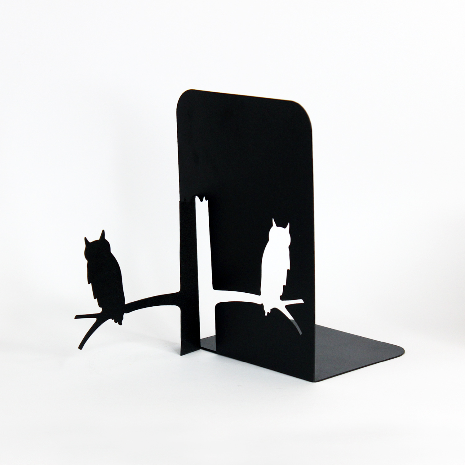 Serre-livres décoratif en métal hibou – adapté pour étagères, bureaux & chambres d’enfants
