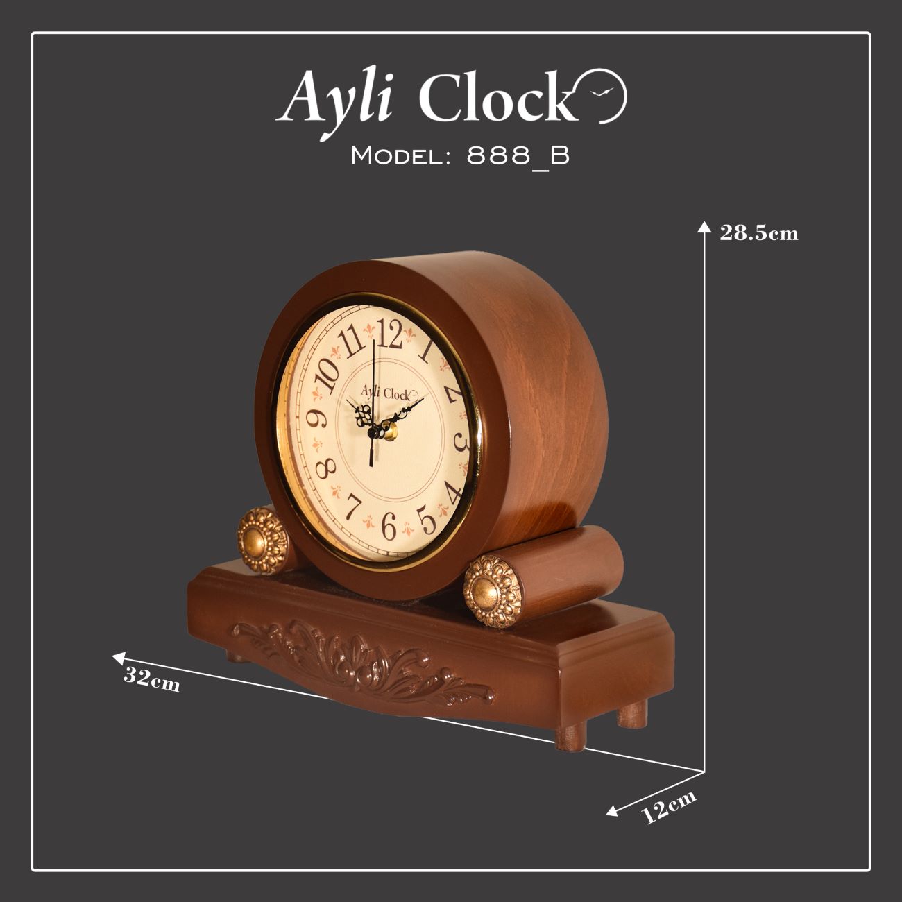 Sublimez Votre Espace : Une Horloge de Bureau qui Allie Style et Fonctionnalité