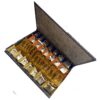 Shirin Gaz - 40 % pistache et amande mélangées avec boîte Termeh – 360 g (lot de 2)