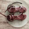 Handmade-Mid-Calf-Gladiator-Sandal-–-Genuine-Leather-in-Brown-1