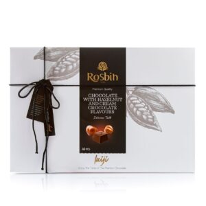 Chocolat cadeau Rosbin Star saveur noisette – 320 grammes (lot de 3)
