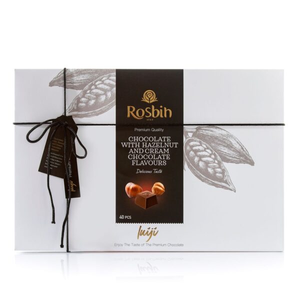 Chocolat cadeau Rosbin Star saveur noisette – 320 grammes (lot de 3)