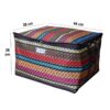 Boîte de rangement traditionnelle en tissu style Jajim