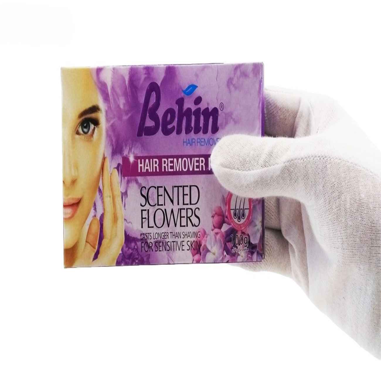 Poudre Dépilatoire Behin – Adaptée aux Femmes, 100g, Pack de 10