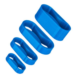 Organiseur de câbles et fils – modèle PLA 25 large clip, pack de 4