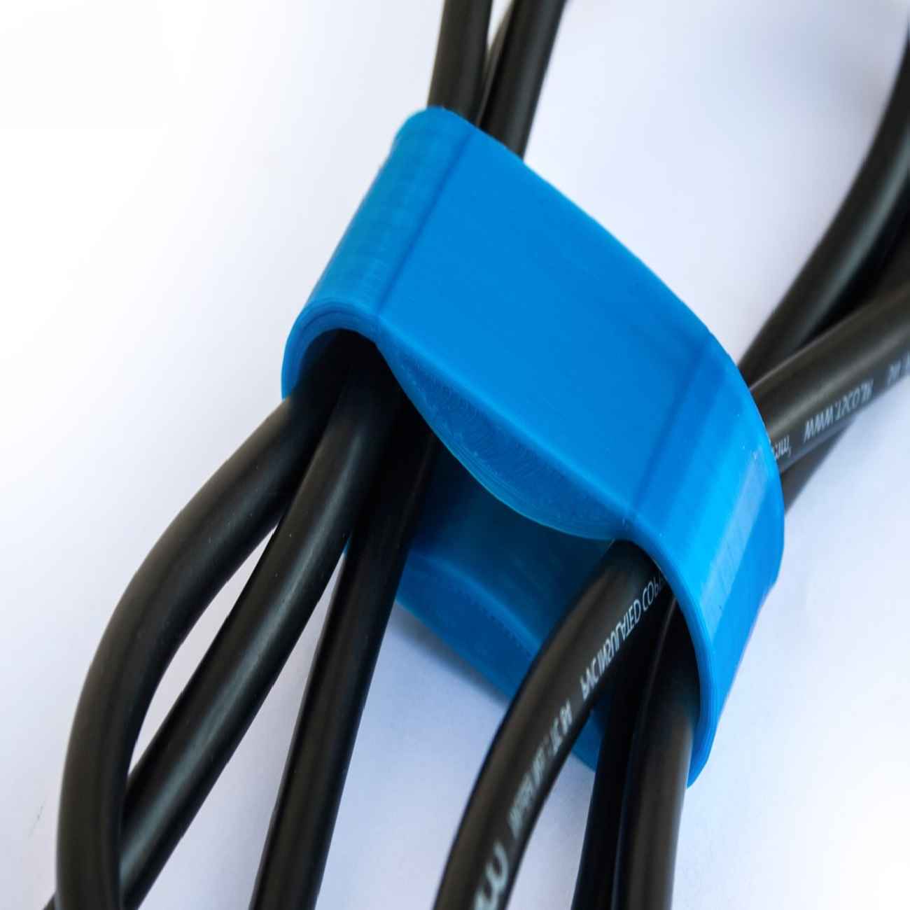 Organiseur de câbles et fils – modèle PLA 25 large clip, pack de 4