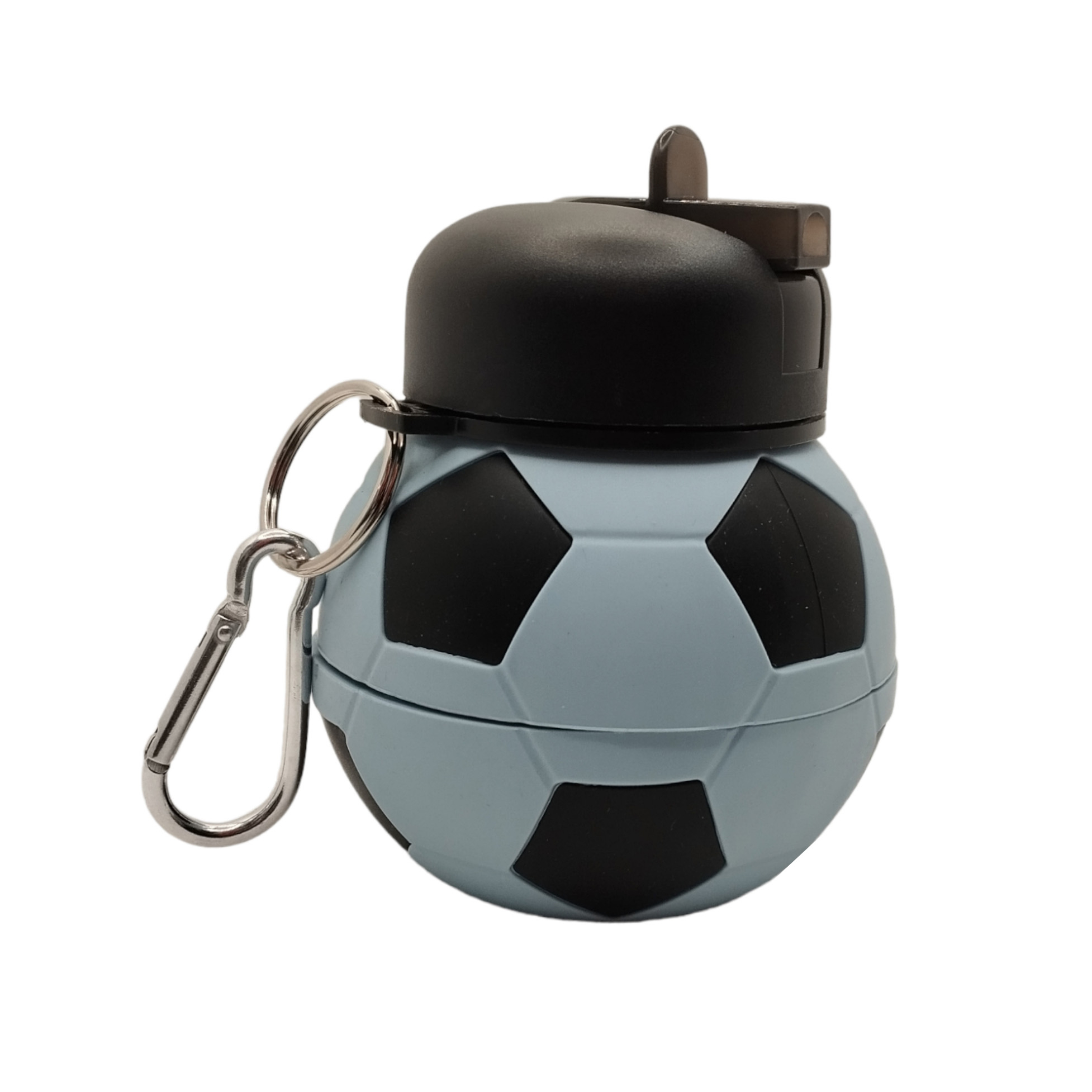 Bouteille en silicone pliable – design ballon de foot, 0,55 L