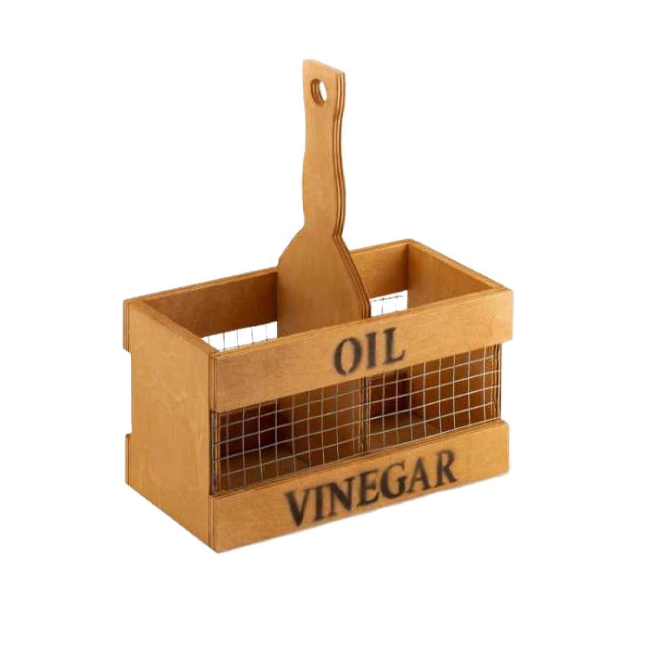 Support à bouteilles en bois compact et léger, idéal pour appartements, camping-cars et petites maisons.