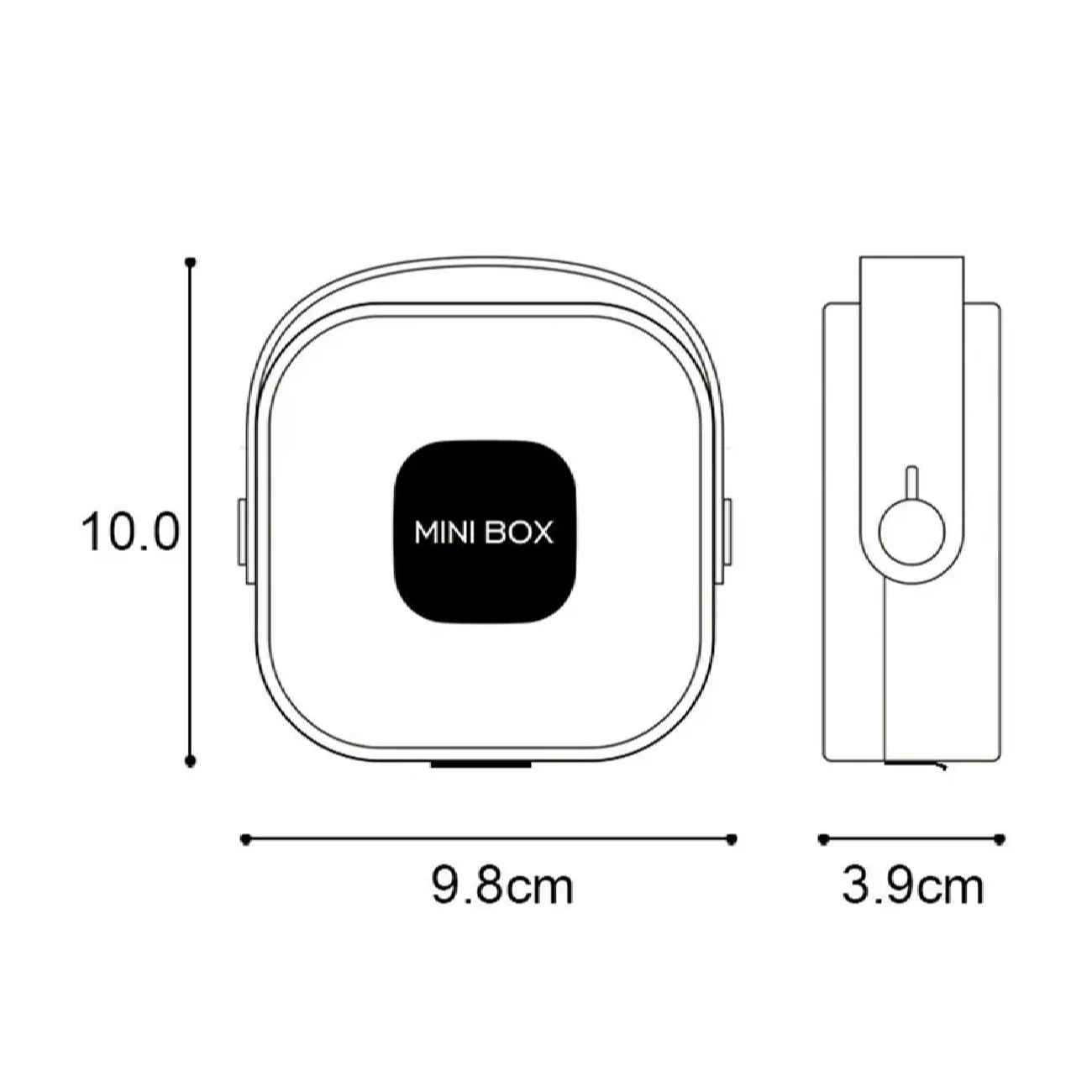 Boîte à bijoux compacte en PVC – pour boucles d’oreilles, chaînes et voyage