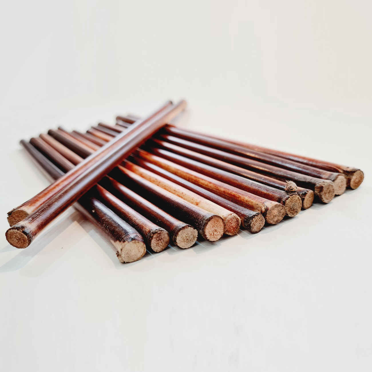 Set de plumes Dezfooli Qalam en roseau – fait main, adapté pour calligraphie (x2)