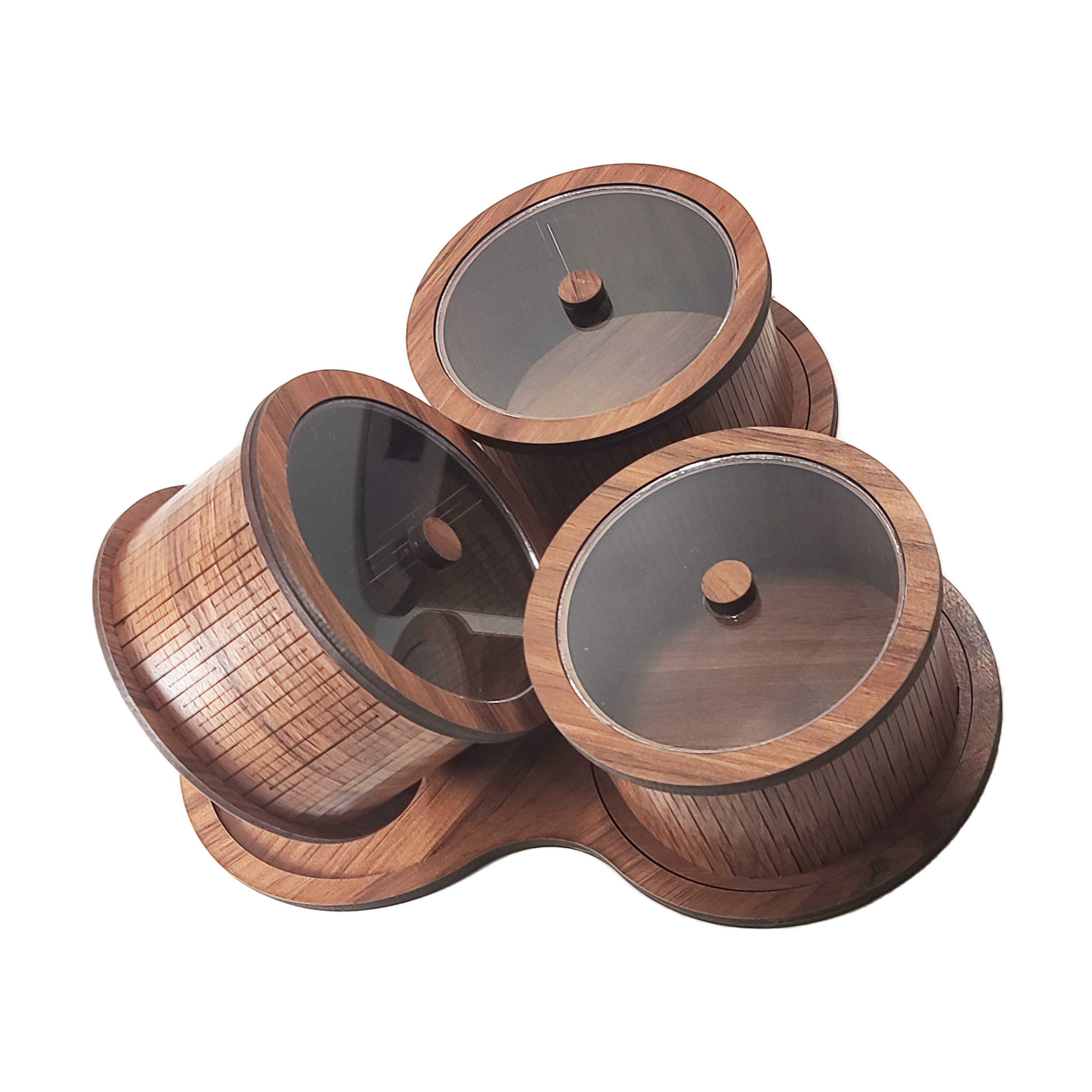 Boîte élégante de rangement pour noix – parfaite pour cuisine et table