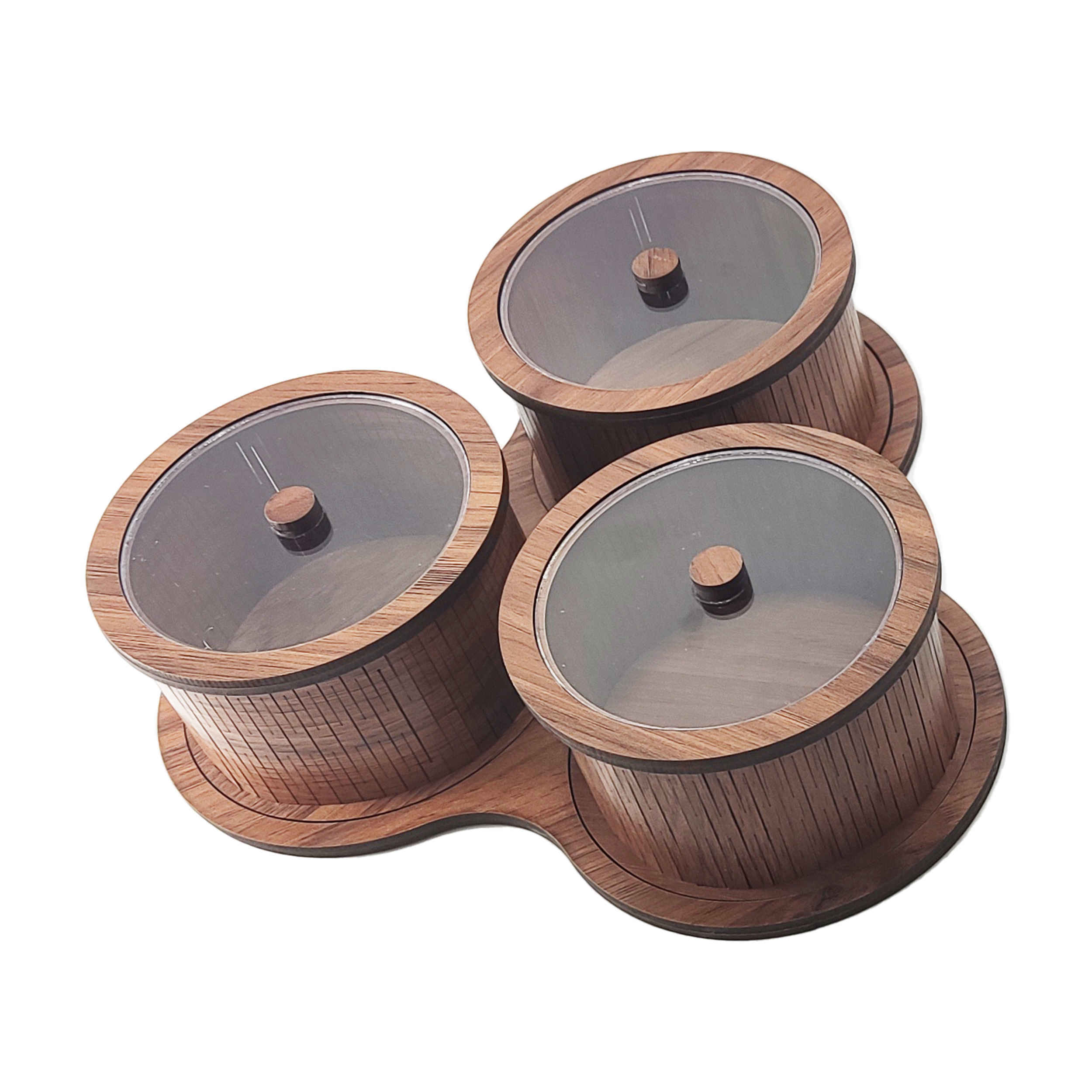 Boîte élégante de rangement pour noix – parfaite pour cuisine et table