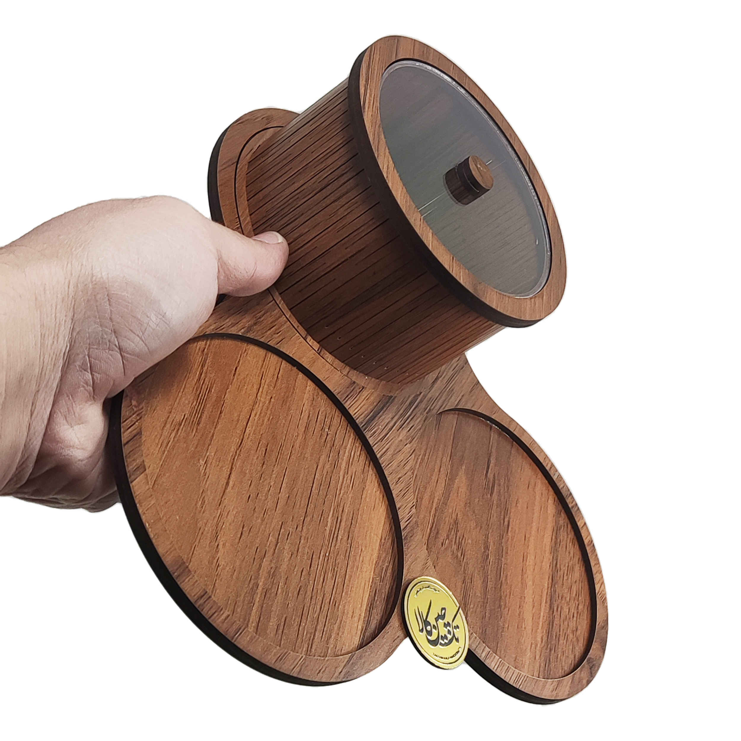 Boîte élégante de rangement pour noix – parfaite pour cuisine et table