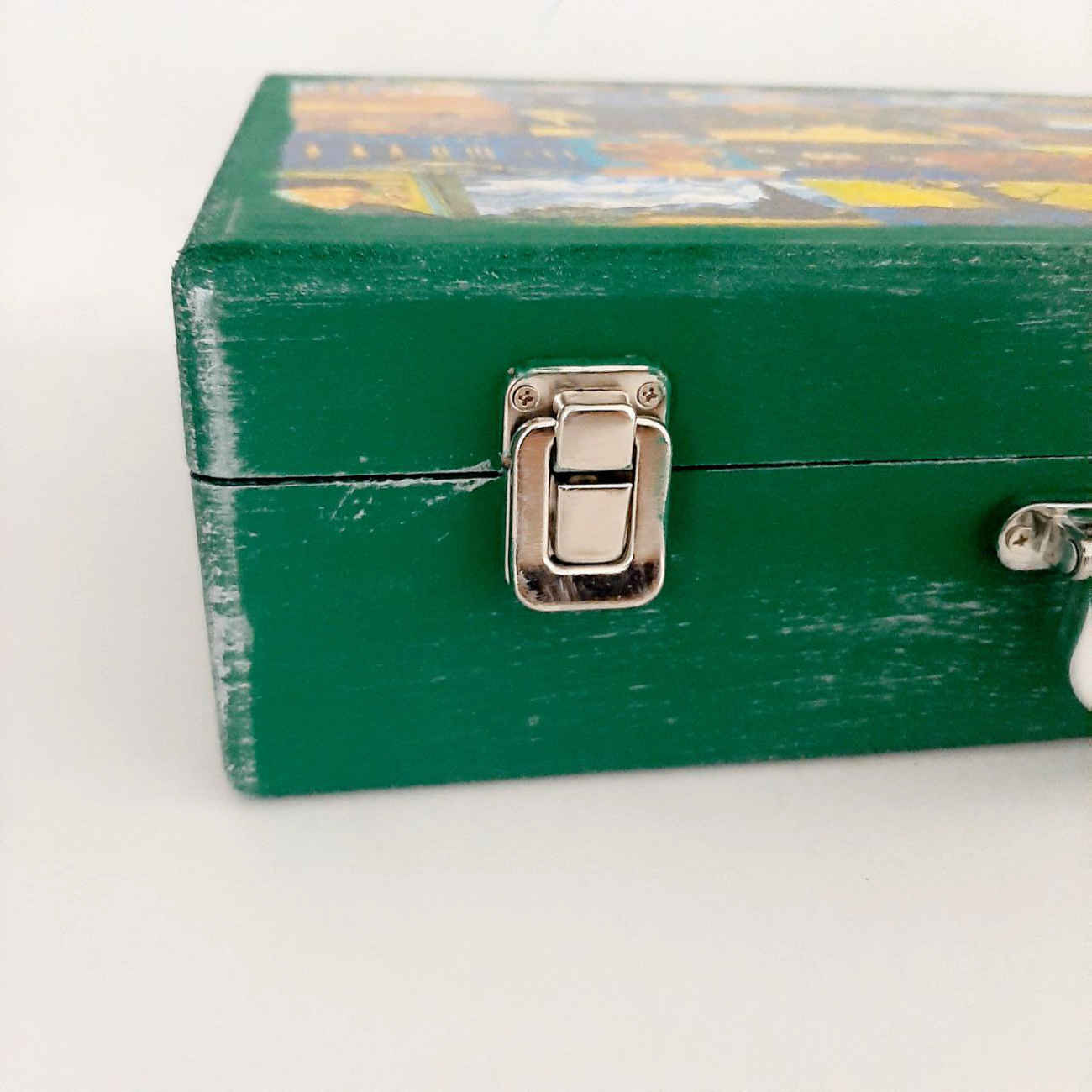 Porte-crayons en bois élégant – cadeau premium pour peintres et architectes